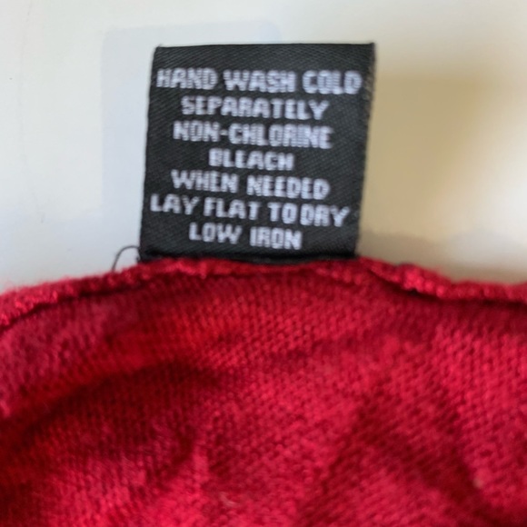 Red Open-Front Cardigan - Picture 6 of 6